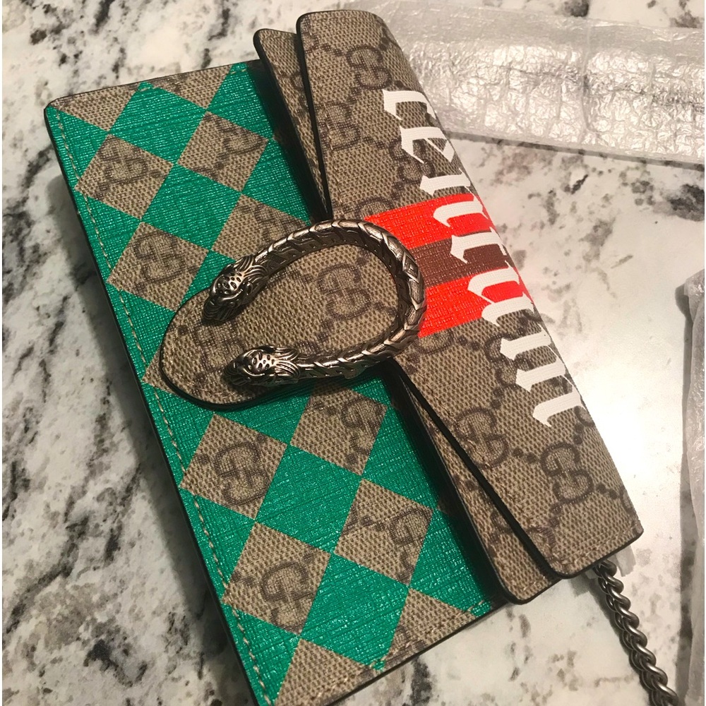 Gucci Dionysus Super Mini GG Supreme Canvas Centum Print